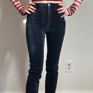 Brandy Melville Corduroy Navy "Jane" Pants
